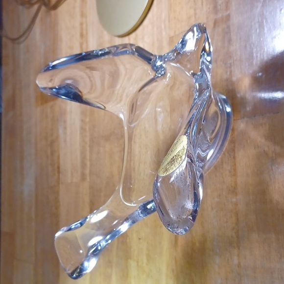 Vintage Princess House Crystal Dish. Bird / Sea Turtle - Picture 6 of 6